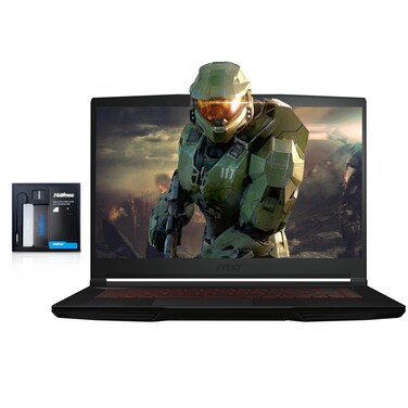 MSI Thin GF63 Gaming Laptop, 15.6" FHD 144Hz Display, Intel i5-12450H, 64GB RAM, 2TB PCIe SSD, NVIDIA GeForce RTX 2050, Backlit Keyboard, WiFi 6, Black, Win 11 Pro, 128GB Hotface Extension Set