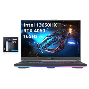 asus ASUS ROG Strix G16 16'' WUXGA 165Hz Gaming Laptop, Intel Core i7-13650HX, NVIDIA GeForce RTX 4060, 64GB DDR5 RAM, 2TB SSD, 4-Zone RGB Backlit Keyboard, Win 11 Pro, Gray, 32GB Hotface USB Card