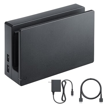 TV Dock Station for Switch - 3 in 1 Replacement TV Base Docking Station Set with Original IC Module, Charger, HDMI Cable Accessories for Switch Console