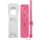 Wireless Motion Remote Controller Gamepad for Wii/ Wii U, w/ Silicone Case &amp; Hand strap (Pink)