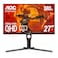 AOC Q27G3XMN 27" Mini LED Gaming Monitor, 2K QHD 2560x1440, 180Hz 1ms, 2X HDMI 2.0, 2X Display Port, Height Adjustable, Xbox/PS5/Switch Ready, 3-Year Zero-Bright-dot