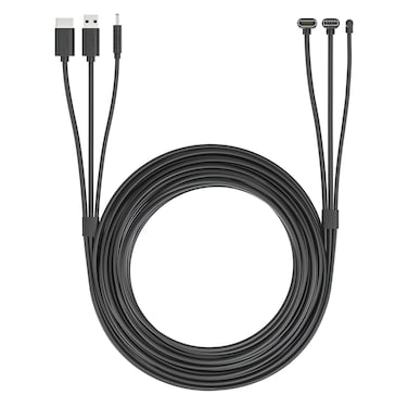 Skywin 3-in-1 Flat HTC Vive Compatible Cable - Replacement 3-in-1 Connection Cable for HTC Vive Headset and Linkbox (5 Meters / 16 Feet)