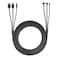 Skywin 3-in-1 Flat HTC Vive Compatible Cable - Replacement 3-in-1 Connection Cable for HTC Vive Headset and Linkbox (5 Meters / 16 Feet)