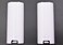 Art&amp;Beauty 2 Pack of Replacement Battery Back Door Cover Shell for Nintendo Wii Remote Controller (White)