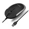 Macally Silent Wired Mouse - Slim &amp; Compact USB Mouse for Apple Mac or Windows PC Laptop/Desktop - Designed with Optical Sensor &amp; DPI Switch - Simple &amp; Comfortable Wired Computer Mouse (Space Gray)