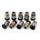 BIQU PC4-M10 Pneumatic Connector Fittings Bowden Tube Coupler Male Straight PTFE Tube Push for E3D-V6 Bowden Extruder Compatible with Ender-3 Ender-3 V2 3D Printers (Pack of 10pcs)