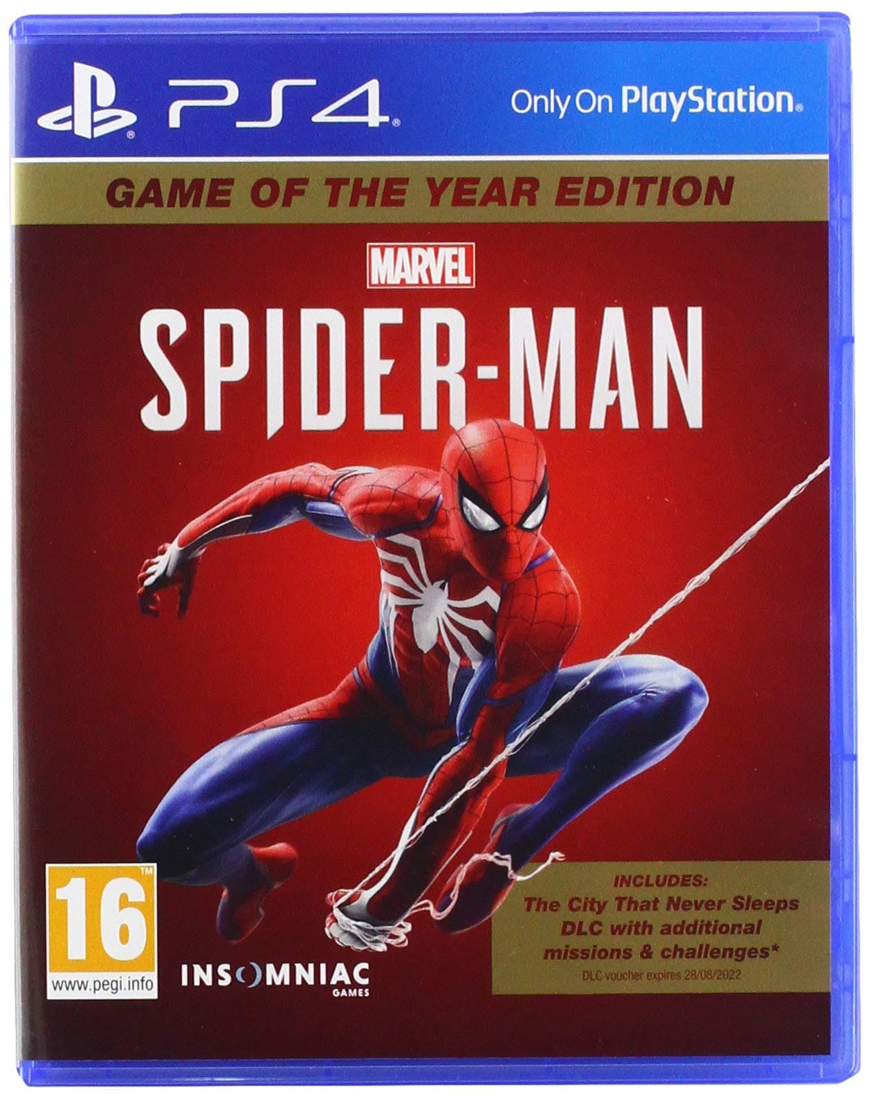 PLAYSTATION PLAYSTATION Marvel S spider-man Game Of The Year Edition