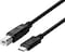Storel USB C to Printer Cable Compatible with iPad Air,MacBook Pro,MacBook Air M1,Mac Pro,iMac Pro Type C Printer Cord for Alesis VI25,M-Audio Oxygen 25,Akai MPD21,Pioneer DJ DDJ200 MIDI Cable
