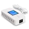 60W/12A 8-Port Desktop Charging Station Multiple USB, Multi Port Travel Fast Wall Charger Hub with LCD for Smart Phones, Tablet and More (White)