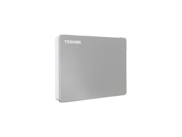 Toshiba Canvio Flex 2TB Portable External Hard Drive USB-C USB 3.0, Silver for PC, Mac, &amp; Tablet - HDTX120XSCAA