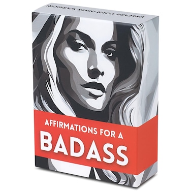 Badass Affirmation Cards For Women - Daily Motivational Cards for Women, Daily Affirmations for Women, Badass Gifts for Women, Positive Affirmations Cards, Empowering Women Gifts for Strong Women