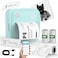 lopevi Label Maker - Portable Thermal Label Printer, Bluetooth Label Maker Machine Mini Sticker Printer with 2 Rolls Paper, Mini Sticker Printer with Multiple Templates for Phone