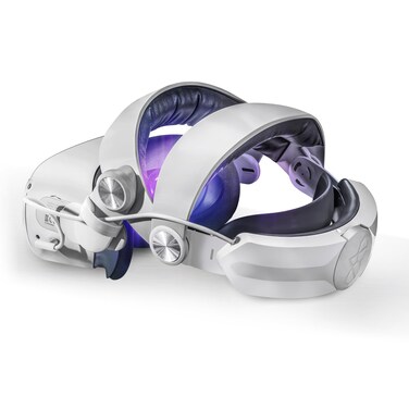 8VR Head Strap with Battery for Oculus Quest 2, Adjustable Elite Strap with 6400mAh Battery Pack for Enhanced Comfort and Playtime in VR, Fast Charging and Counter Balance for Quest 2 Accessories