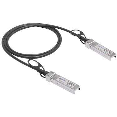 QSFPTEK 10G SFP+ DAC Cable, 1m (3ft) Passive Direct Attach Copper Twinax Cable for Cisco SFP-H10GB-CU1M, Ubiquiti, D-Link, Netgear, Mikrotik, Open Switch Devices