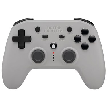 Retro Fighters Defender Next-Gen PS1 - PS2 - PS3 - PS Classic - Switch &amp; PC Compatible Wireless Controller, Grey