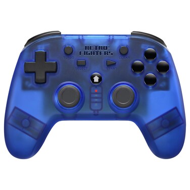 Retro Fighters Defender Next-Gen PS1 - PS2 - PS3 - PS Classic - Switch &amp; PC Compatible Wireless Controller, Blue