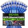 GearIT Cat 6 Ethernet Cable 1 ft (24-Pack) - Cat6 Patch Cable, Cat 6 Patch Cable, Cat 6 Cable, Cat6 Ethernet Cable, Network Cable, Internet Cable for Personal Computer - Blue 1 Foot