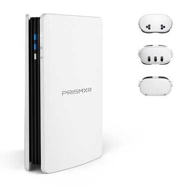 PRISMXR PC-VR Streaming Air Link Bridge Compatible with Meta Quest 3S/3/2 AX3000 WiFi6 Router, Quest Pro and Pico 4/Ultra, Replace Oculus Link Cable, Wireless Stable and Fast (Puppis S1)