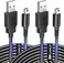 6amLifestyle [2 Pack] 4FT 3DS DS Charger Cable, 3DS 2DS DS Lite USB Charging Cord for Nintendo New 3DS XL/New 3DS/ 3DS XL/ 3DS/ New 2DS XL/New 2DS/ 2DS XL/ 2DS/ DSi/DSi XL, Black