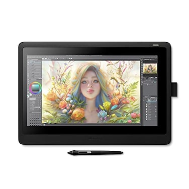 Wacom Cintiq 16 Drawing Tablet with Screen, 15.4" Full HD Display Graphic Arts Tablet Includes Pro Pen 2 w/ Tilt Response, Graphic Design Animation Display Pad for Mac, PC
