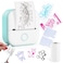 Memoking Mini Printer - Sticker Printer Mini Thermal Printer T02 Sticker Maker Machine Mini Portable Printer Pocket Printer Inkless Printer for Anatomy Flashcard, Journal, Note, Kids, Green