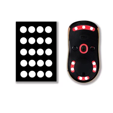 X-Raypad Jade Speed Mouse Skates, Offers Excelent Wear Resistance, Speed &amp; Control Abrasion Resistance, Curved Edge, Move More smoothly, Suitable for Cloth Mouse Pads &amp; Glassmouse Pads (Jade)