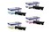 Brother TN433BK, TN433C, TN433M, TN433Y High Yield Black, Cyan, Magenta and Yellow Toner Cartridge Set