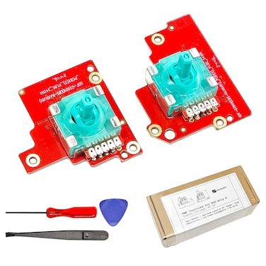 HandheldDIY TMR Hall Joystick for ROG Ally X, Tighter Rotational Resistance for FPS Racing Games, ASUS ROG Ally X Accessories, Zero Drift Analog with Tools, Easy Installation Thumbstick 1 Pair