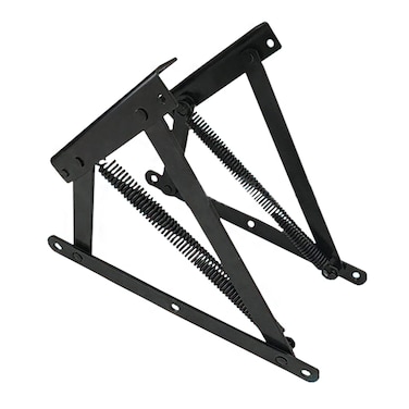 KAFENDA 1 Pair of Bed Box Hinges, lid Hinge Sofa Bed Storage Lift Hinge Spring Mechanism for Storage Benches and beds with Bed Boxes, Sofa Bed Furniture