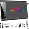 UGEE Graphics Drawing Tablet, M708 V2 Upgrade Support Android Phone 10x6 Inch Ultra Thin Large Graphics Drawing Tablets Art Pad with 8 Hot Keys 8192 Level Battery-Free Stylus for Win Creation Sketch
