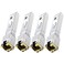 4Pack 10GBASE-T SFP+ to RJ45 Copper Module Mini-GBIC Transceiver for Cisco SFP-10G-T-S, Ubiquiti UF-RJ45-10G , Netgear, Mikrotik, D-Link, Supermicro, TP-Link, Linksys, CAT6A/CAT7, up to 100FT(30M)