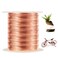 99.9% Dead Soft Copper Wire, 16 Gauge/ 1.3 mm Diameter, 127 Feet / 39m, 1 Pound Spool Pure Copper Wire, Jewelry Making Wire for Crafts, Christmas Wreaths Tree, Garland and Floral Flower Arrangements