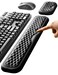 Vaydeer Wrist Rest for Keyboard and Mouse, Computer Ergonomic Wrist Support Pad, Soft Memory Foam Arm Cushion for Desk, Palm Hand Office Laptop Typing