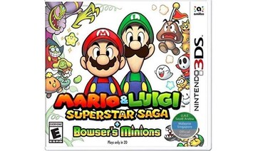 Nintendo 3DS Mario &amp; Luigi Superstar Saga + Bowser's Minions (World Edition)