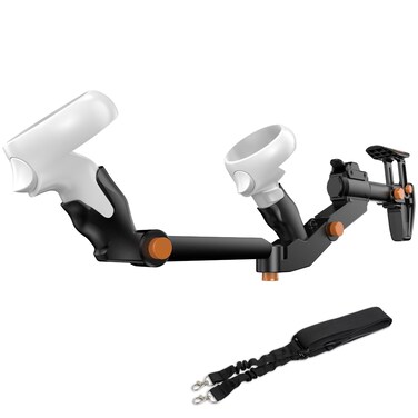 SUPERVR VR Gunstock Accesorries for Quest 2 Meta Quest 3/Quest Pro/Quest 3S Gun Stock Customizes Shape Length FPS Gams Gear Controllers Accessories