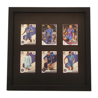 Star Card Display Box,Sports Card Display Box,Trading Card Display Rack,Baseball Card Display Box,Comic Card Display Box,Game Card Display Box Holds 6 Standard Trading Cards,Sports Cards -Black Frame