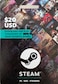 Valve - Steam Wallet Prepaid Card ($20)