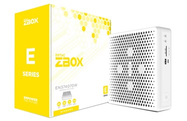 ZOTAC Magnus EN374070W White Edition, Compact Creator System, GeForce RTX 4070, Intel Core i7-13700HX, No Memory/Storage/OS Barebones System, ZBOX-EN374070W-U
