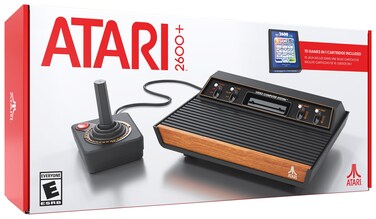 Atari Official 2600+ Console &amp; Joystick - HDMI Output - Includes 10 Games