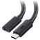 Cable Matters 40Gbps USB 4 Extension Cable 1.6ft, Supports Up to [8K@60Hz / 4K@240Hz Video, 240W Charging, 40Gbps Data Transfer] USB C Extension Cable/USB C Extender, Thunderbolt 4 Cable Compatible