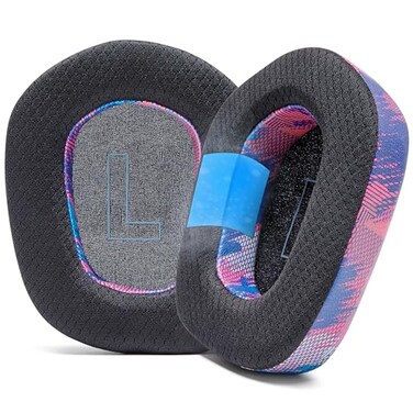 WC Freeze G733 - Cooling Gel Earpads for Logitech G733 Headphones by Wicked Cushions   Enhanced Comfort &amp; Thickness with Cooling Gel Technology for Epic Gaming   Speed Racer