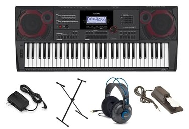 Casio CTX5000 Premium Pack with Stand, AC Adapter and Headphones PPK