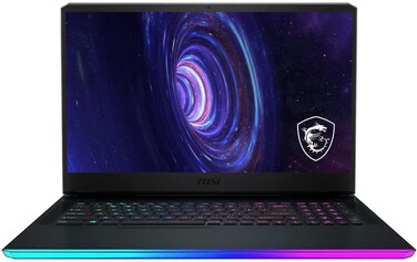 MSI GE76 Raider 17.3" FHD 144Hz Gaming Laptop - 11th Gen Intel Core i7-11800H up to 4.60GHz Processor, 64GB RAM, 2TB (2 x 1TB) NVMe SSD, GeForce RTX 3060 Graphics, Windows 11 Pro, Titanium Blue