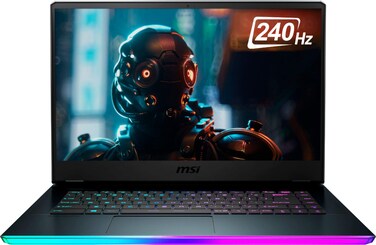 MSI GE66 Raider 10SFS 15.6-inch 1TB SSD 2.6GHz i7 Gaming Laptop (32GB RAM, 6-Core i7-10750H, GeForce RTX 2070, Windows 10 Home) GE66048, Aluminum Black