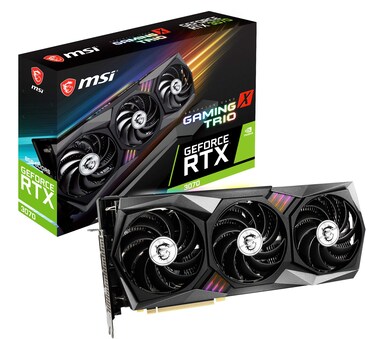 MSI Gaming GeForce RTX 3070 8GB GDRR6 256-Bit HDMI/DP Tri-Frozr 2 TORX Fan 4.0 Ampere Architecture RGB OC Graphics Card (RTX 3070 Gaming X Trio)