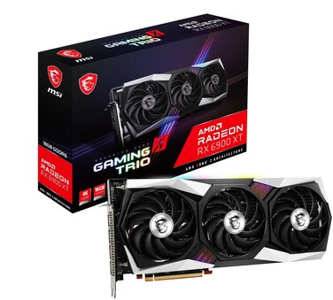 MSI Gaming Radeon RX 6900 XT Boost Clock Up to 2340 MHz 256-bit 16GB GDDR6 DP/HDMI Triple Torx 4.0 Fans FreeSync DirectX 12 VR Ready RGB Graphics Card (RX 6900 XT Gaming X Trio 16G)