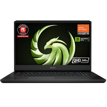MSI Alpha 17 Laptop: Ryzen 9 7945HX, GeForce RTX 4070, 17.3" QHD 240Hz 3ms, 16GBDDR5, 1TB NVMe SSD, Type C, Cooler Boost 5, Win11 Home: Aluminum Black 17C7VG-007US