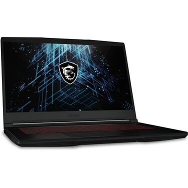 MSI Thin GF63 12UCX-2043US 15.6" Full HD 144Hz Gaming Laptop, Intel Core i5-12450H 2.0GHz, 8GB RAM, 512GB SSD, NVIDIA GeForce RTX 2050 4GB, Windows 11 Pro, Black