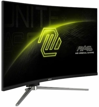 MSI MAG 325CQRXF E2 31.5-inch 2560 x 1440 (WQHD) Computer Monitor, 240Hz, Adaptive-Synch, HDMI, Display Port, VGA Port, VESA Mountable, Tilt, Height Adjustable, Speaker, 0.5ms, Black, Panel Type VA