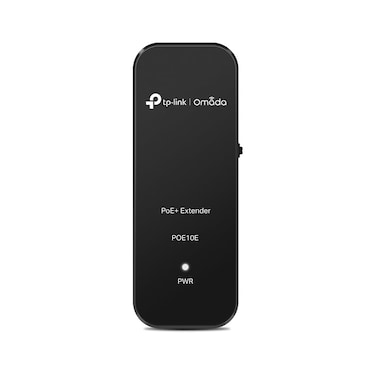 TP-Link POE10E   Omada 10/100 Mbps PoE+ Extender   Work with 802.3af/at Devices   250 m (820 ft) Extend Distance   Ideal for Long Distance Surveillance   PoE Passthrough   Plug and Play